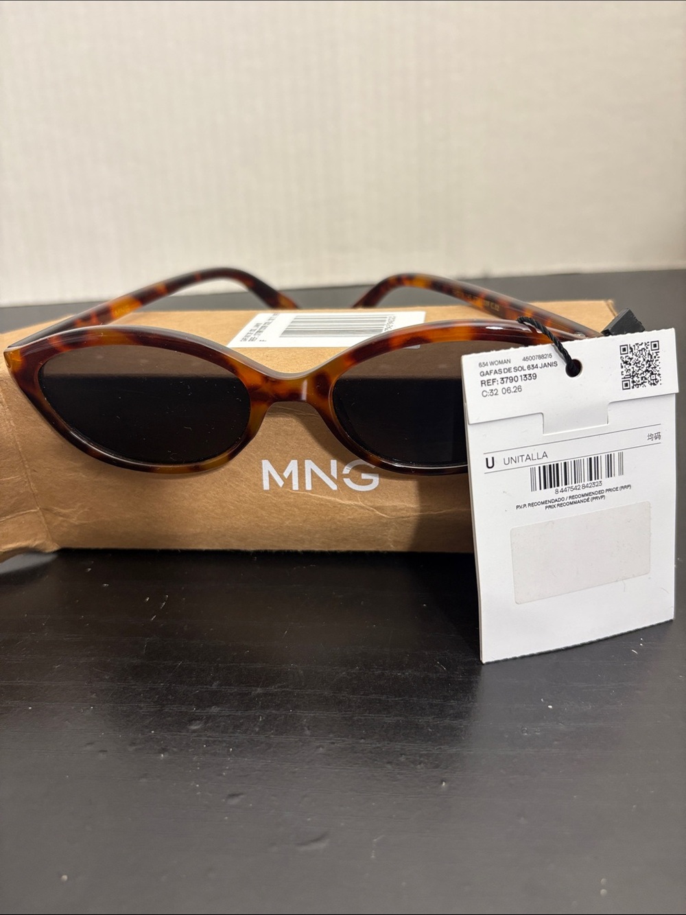 Mango Tortoiseshell Cat-Eye Sunglasses - Brown